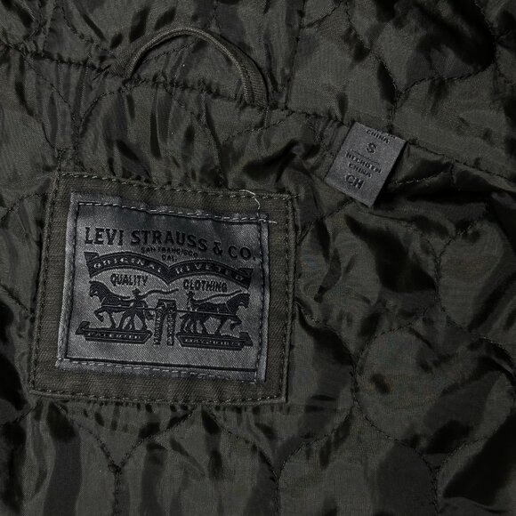 Levi’s Olive Green Utility Hooded Jacket – Size S - Picture 9 of 9